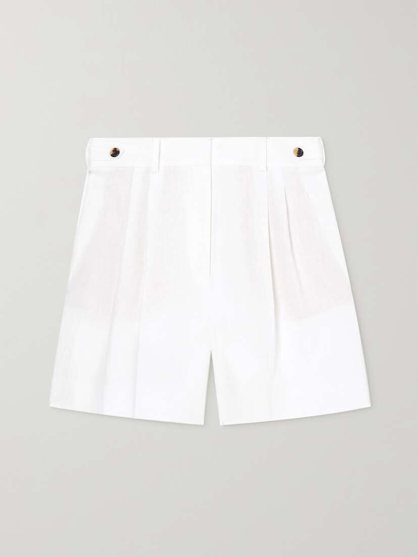 Loro Piana Antigua Linen Shorts
