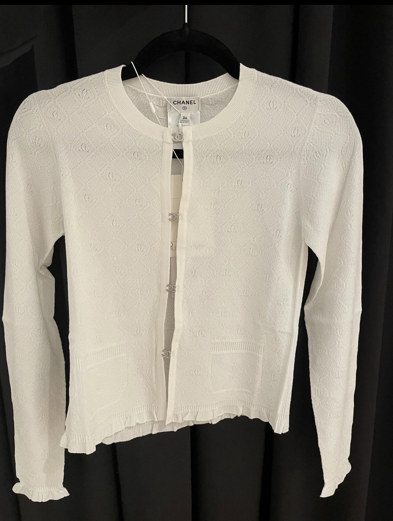 Chanel Long Sleeve Cardigan