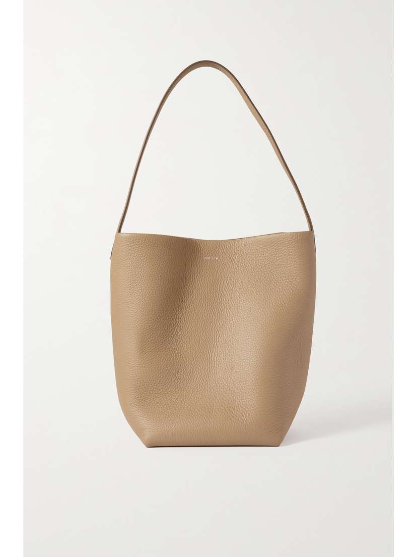 The Row N/s Park Medium Textured-leather Tote
