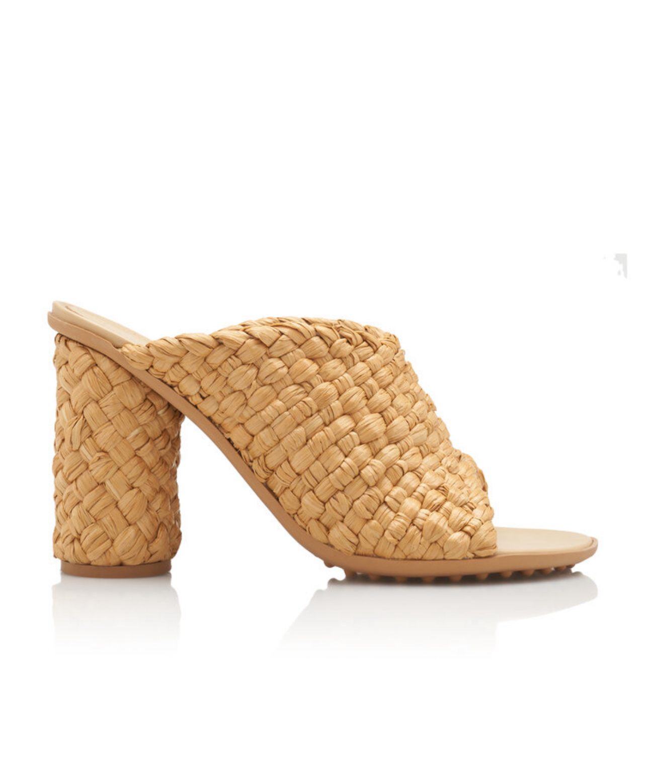 Bottega Veneta Atomic Intrecciato Raffia Sandal