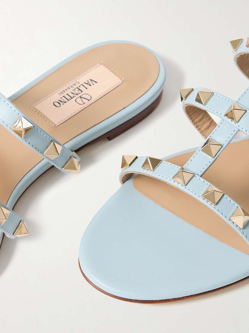 Valentino Rockstud Leather Sandals