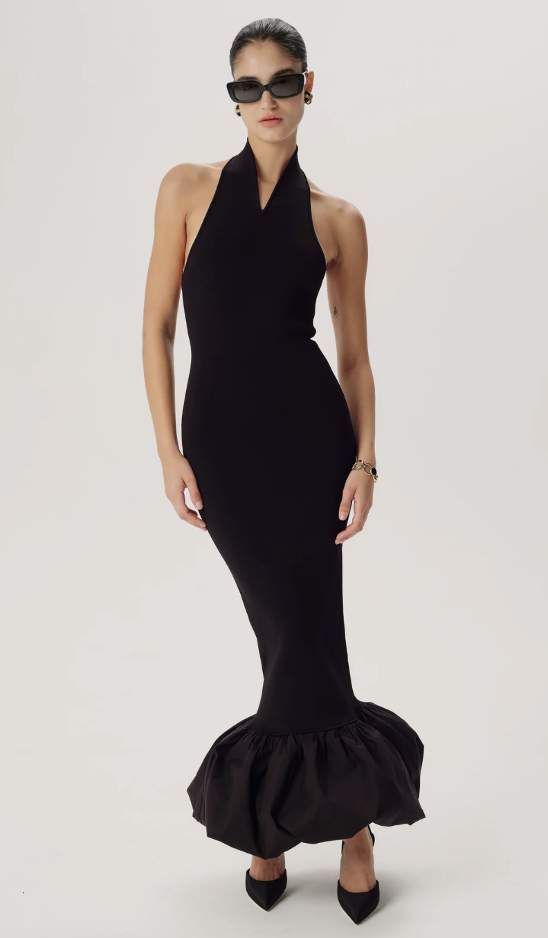 Ronny Kobo Wyeth Knit Combo Dress