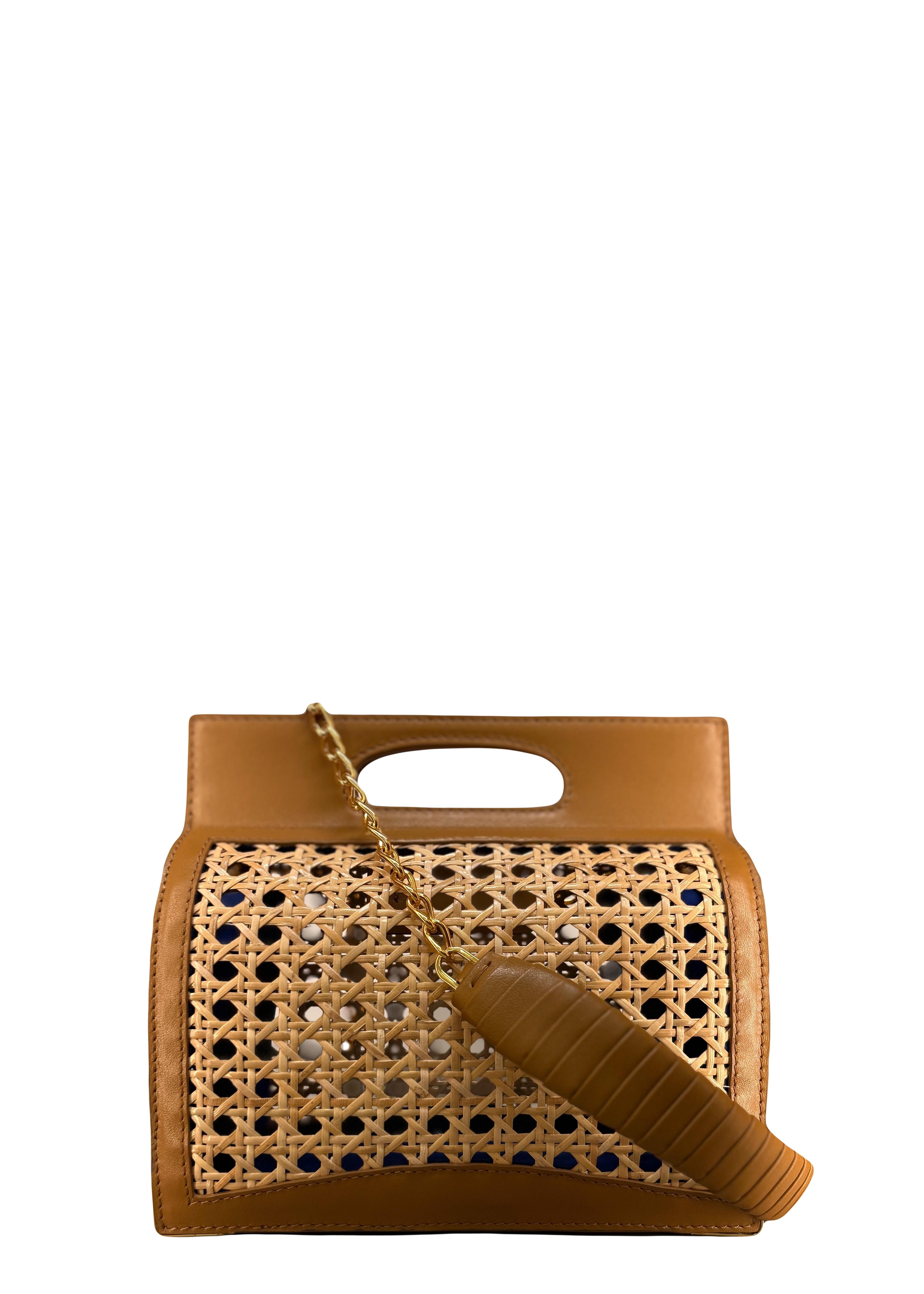 Tyler Ellis Stella Tall Canyon Leather with Wicker