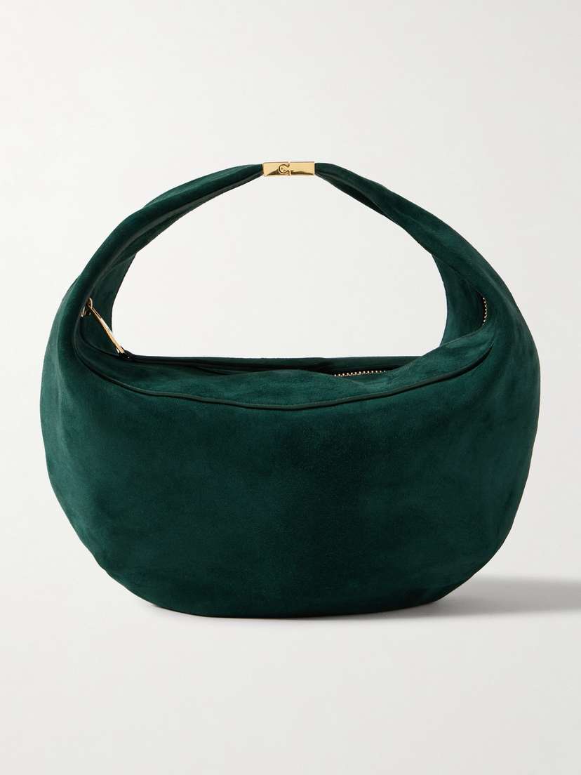 Khaite Olivia Small Suede Tote