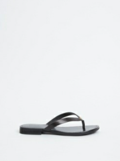 Simkhai PRE-ORDER Zhara Leather Thong Sandal