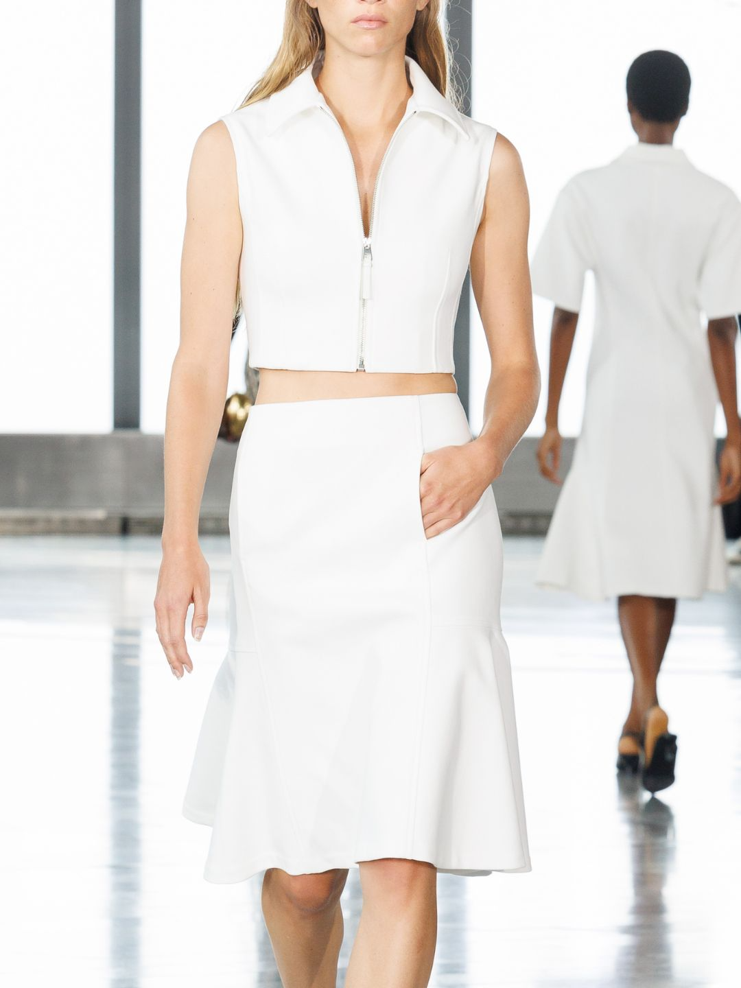 Simkhai PRE-ORDER Alix Zip-Up Top