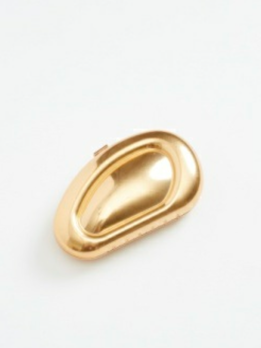 Simkhai PRE-ORDER Luna Oval Clutch - Gold