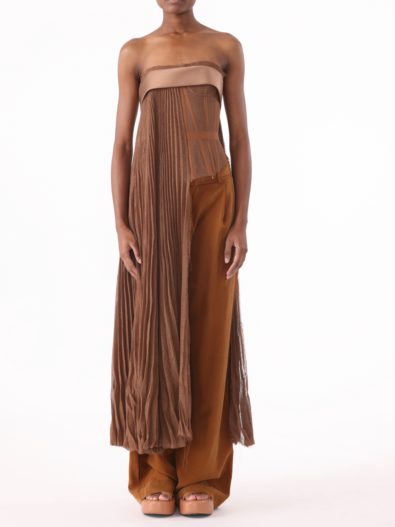 Jason Wu Collection PRE-ORDER Corset Pleated Top with Bra