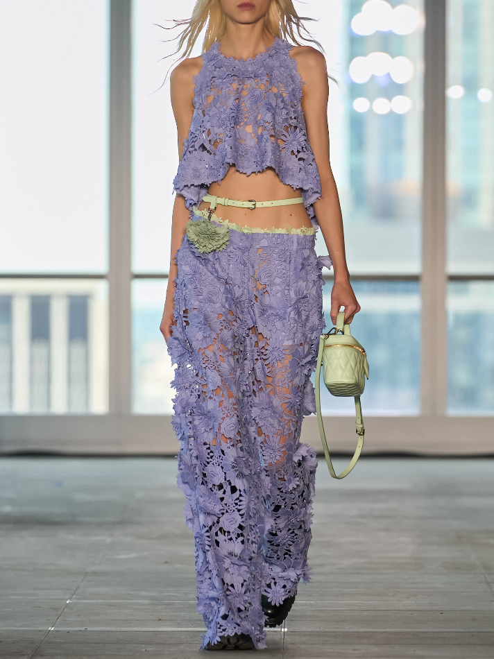 Aknvas PRE-ORDER Adrian Floral Lace Pants