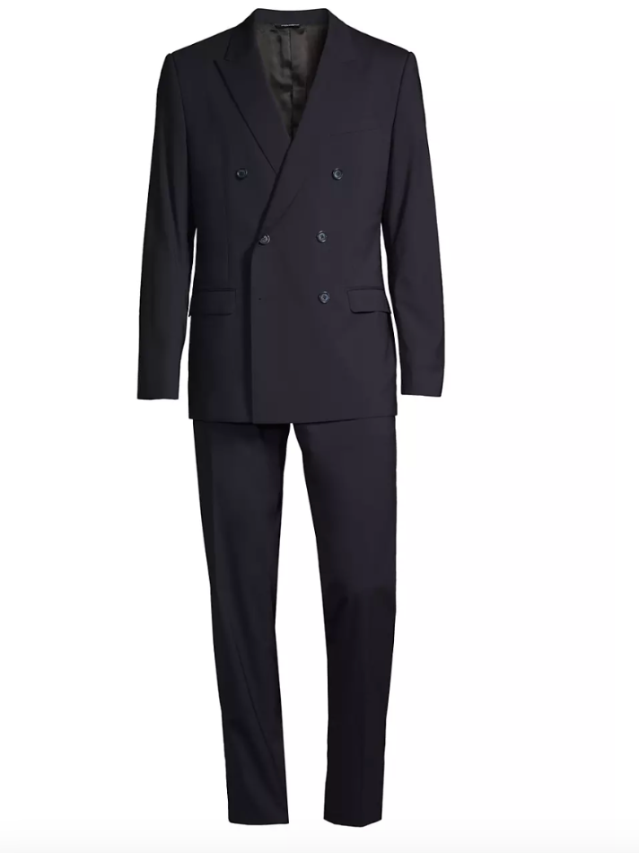 Dolce & Gabbana Double-Breasted Stretch-Wool Suit