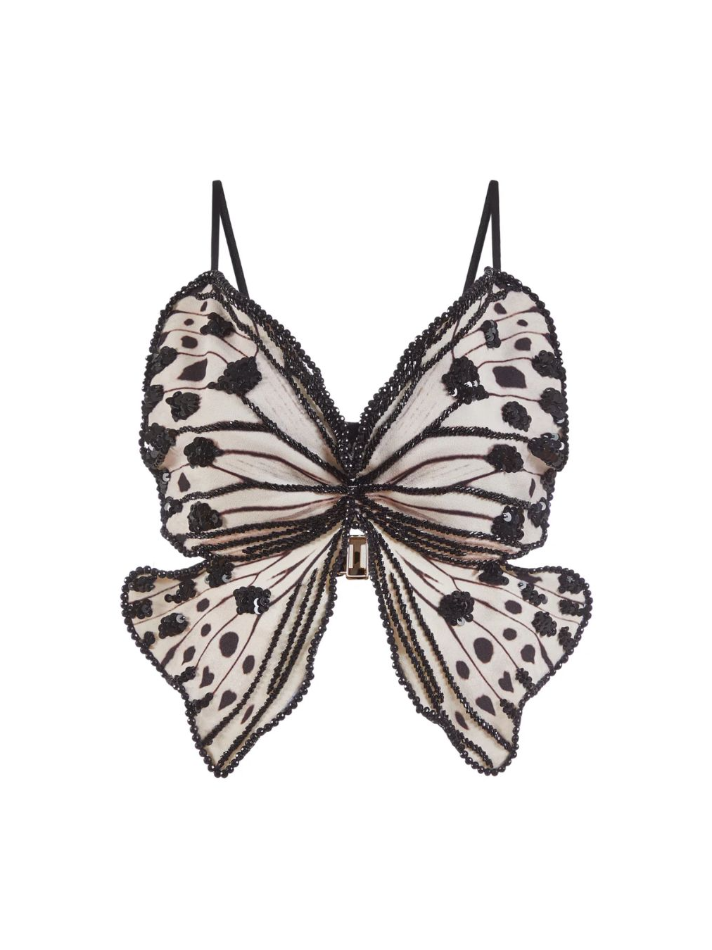 PatBo PRE-ORDER Butterfly Embroidered Top