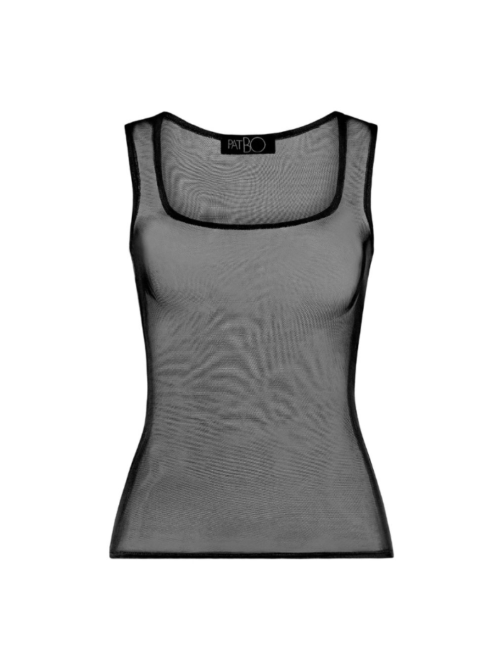 PatBo PRE-ORDER Transforming Tulle Basic Tank Top