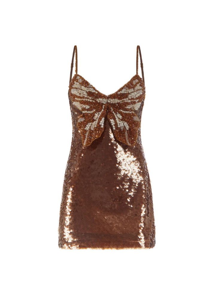 PatBo PRE-ORDER Sequin Butterfly Mini Dress