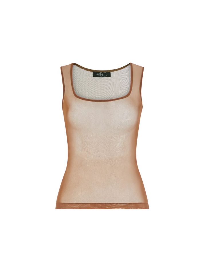 PatBo PRE-ORDER Transforming Tulle Basic Tank Top