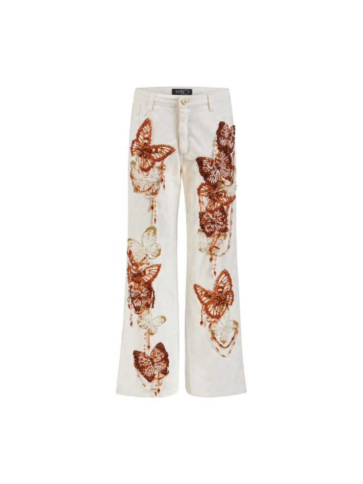 PatBo PRE-ORDER Butterfly Flutter Denim Pant