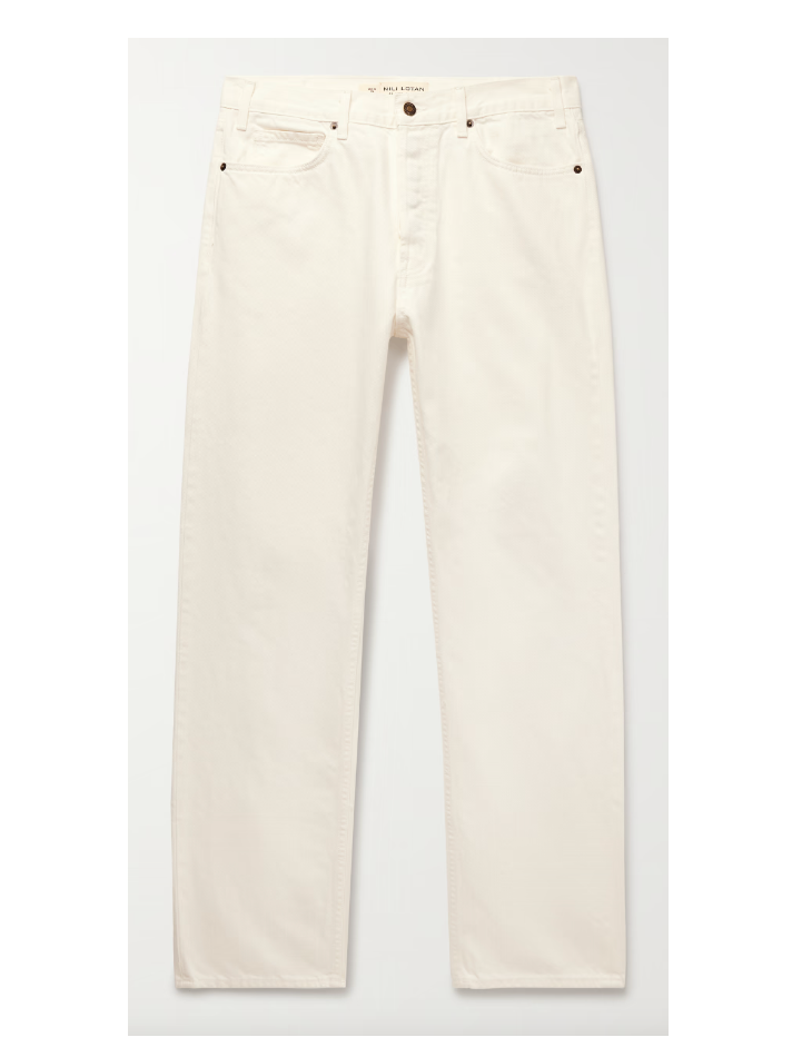 Nili Lotan Billie Slim-Fit Straight-Leg Jeans