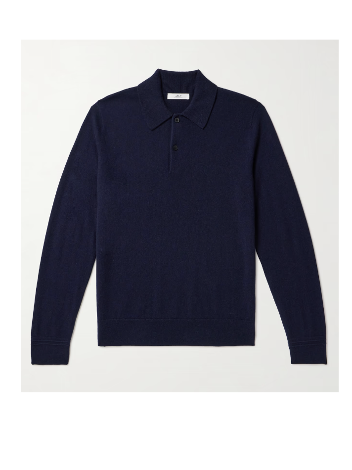 MR P. Cashmere Polo Shirt