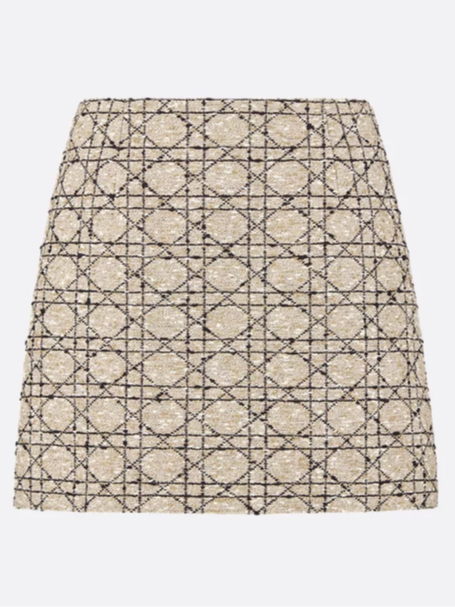 Dior Macrocannage Miniskirt