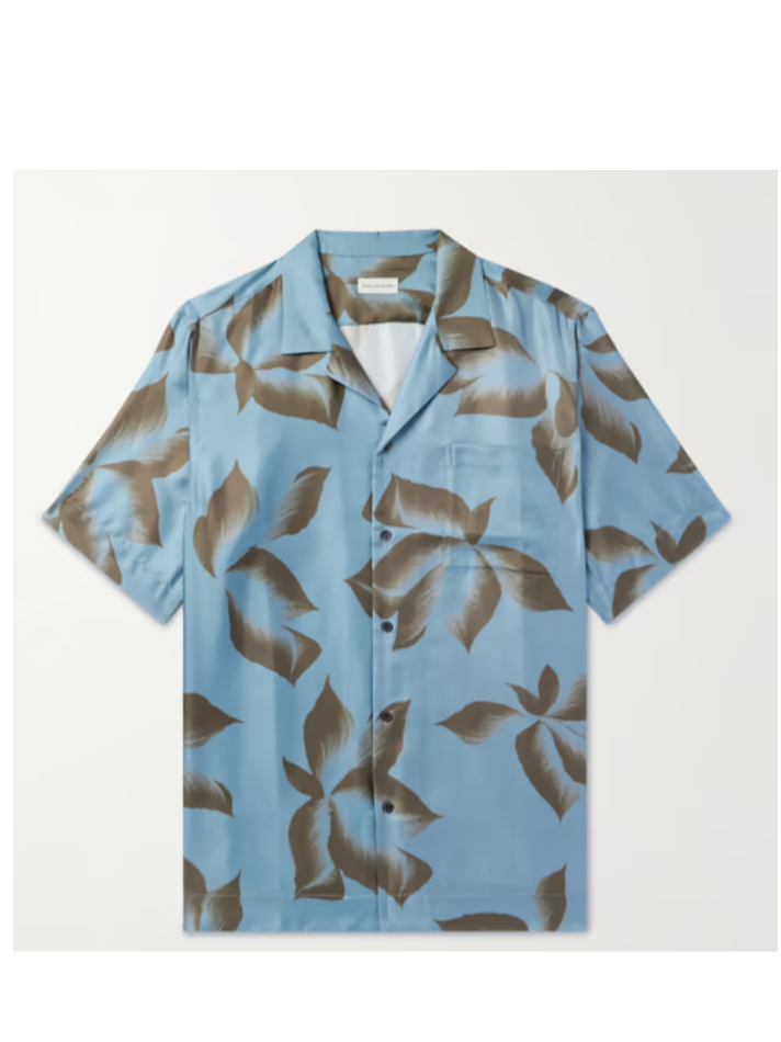 Dries Van Noten Camp Collar Floral Shirt