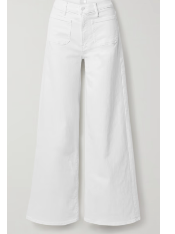 Mother The Patch Pocket Undercover Sneak high-rise wide-leg jeans