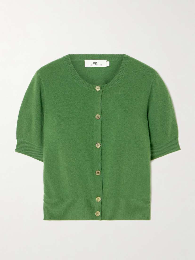 Arch4 Stanley Cropped Cashmere Cardigan