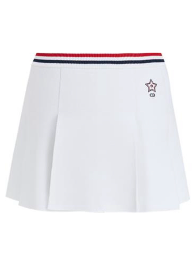 Dior Viscose Tennis Knit Mini Skirt