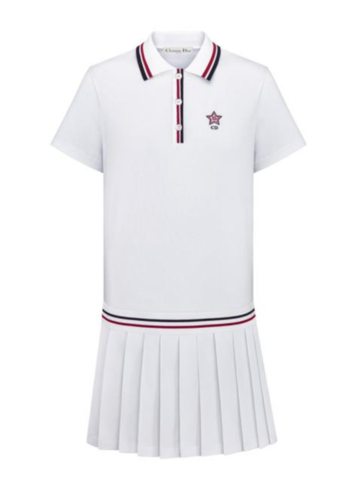 Dior Tennis Cotton Jersey Polo Dress