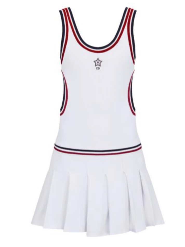 Dior Viscose Tennis Knit Tank Dress