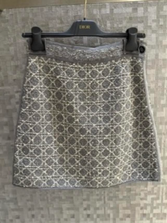 Dior Macrocannage Miniskirt