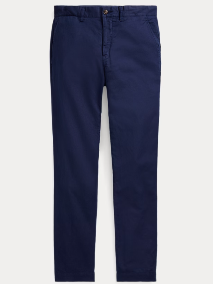 Ralph Lauren Straight Fit Linen-Cotton Pant
