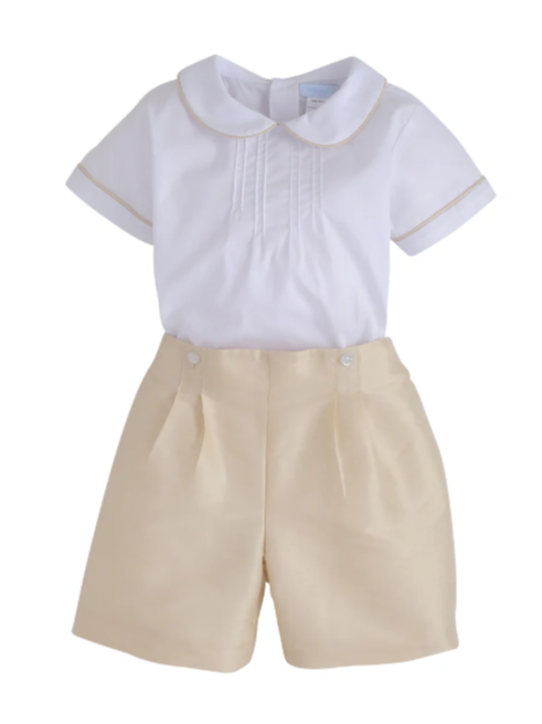 Little English Classic Wedding Button On Short Set