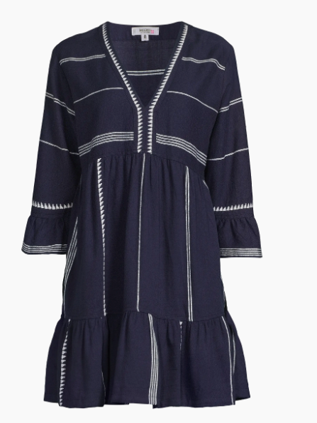 Lemlem Hanna Bell-Sleeve Minidress