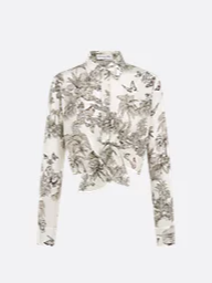 Dior Dioriviera Tied Cropped Blouse